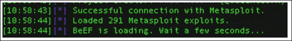 Connecting BeEF with Metasploit