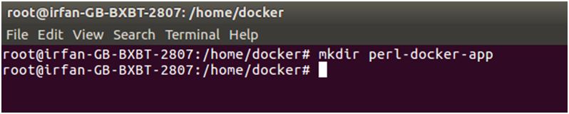  Docker Perl application 1