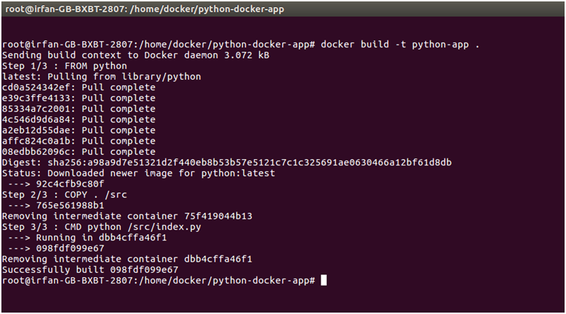  Docker Python应用程序3