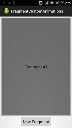 Android fragment transit