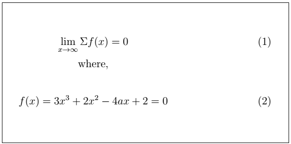 Latex Mathematical Equations 12