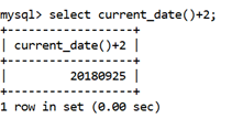 MySQL CURRENT_DATE() Function