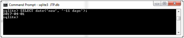 SQLite Date time function 5