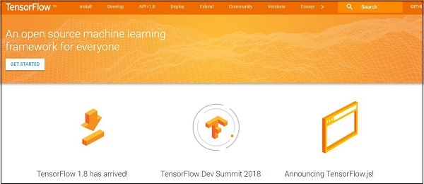 TensorFlow Home Page